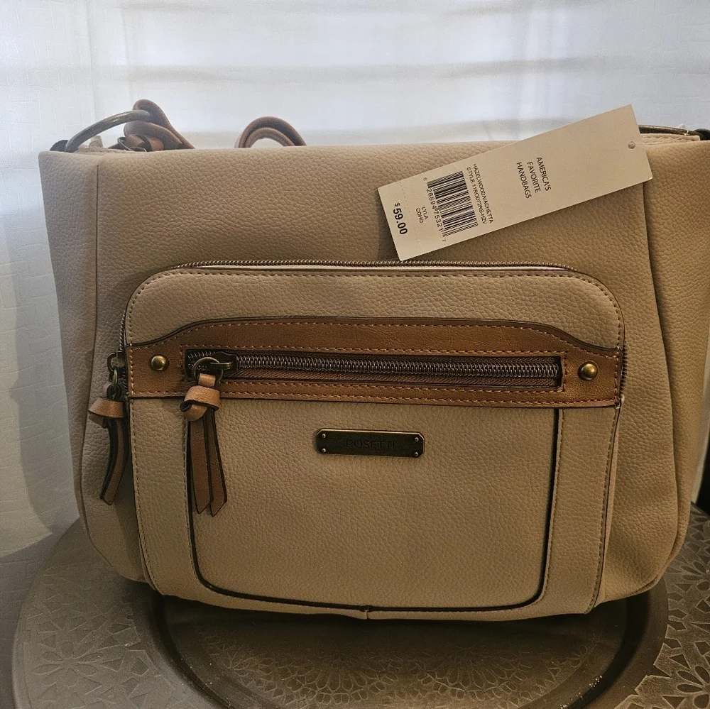 Rosetti Tan Satchel Bag - Picture 4 of 14